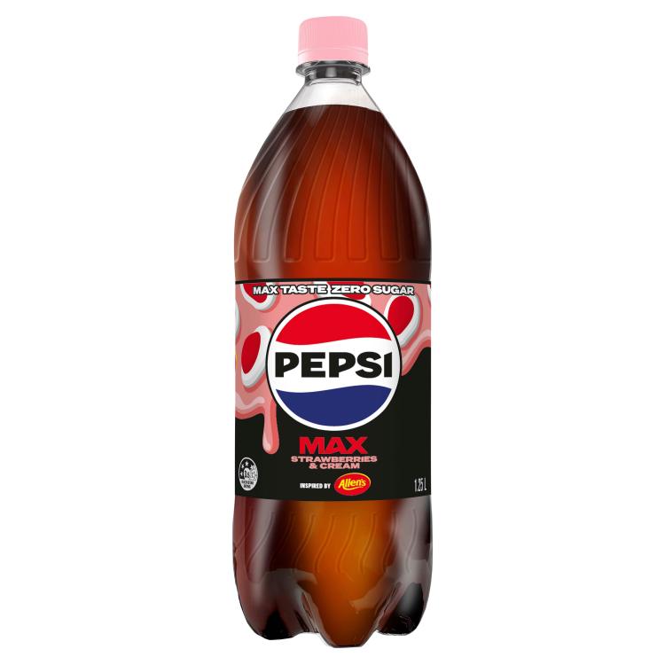 Pepsi Max Big Strawberries & Cream Cola - Import