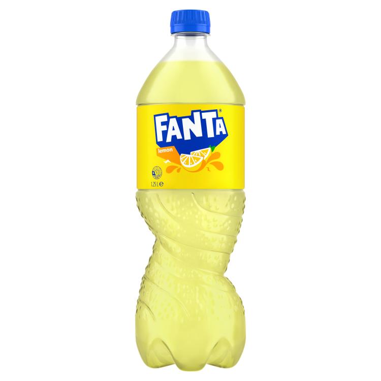 Fanta Big Lemon Soft Drink super sweet - Import