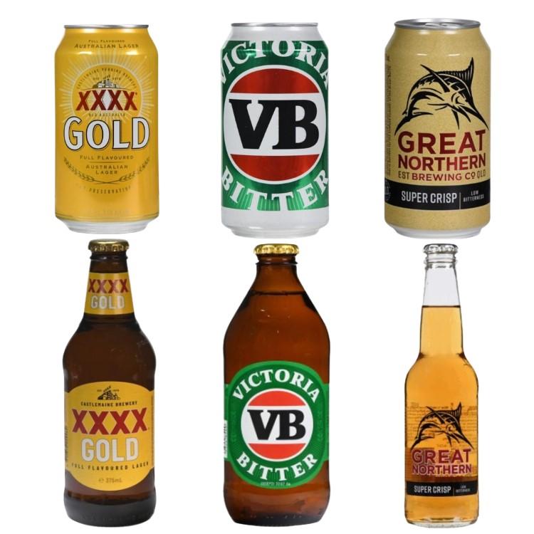 'Australians Famous Beer' Sixpack