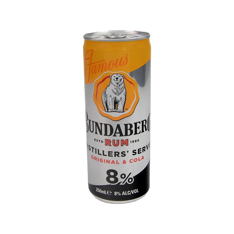 Bundaberg Original Rum & Cola Distillers' Serve Can 8.0 % vol.