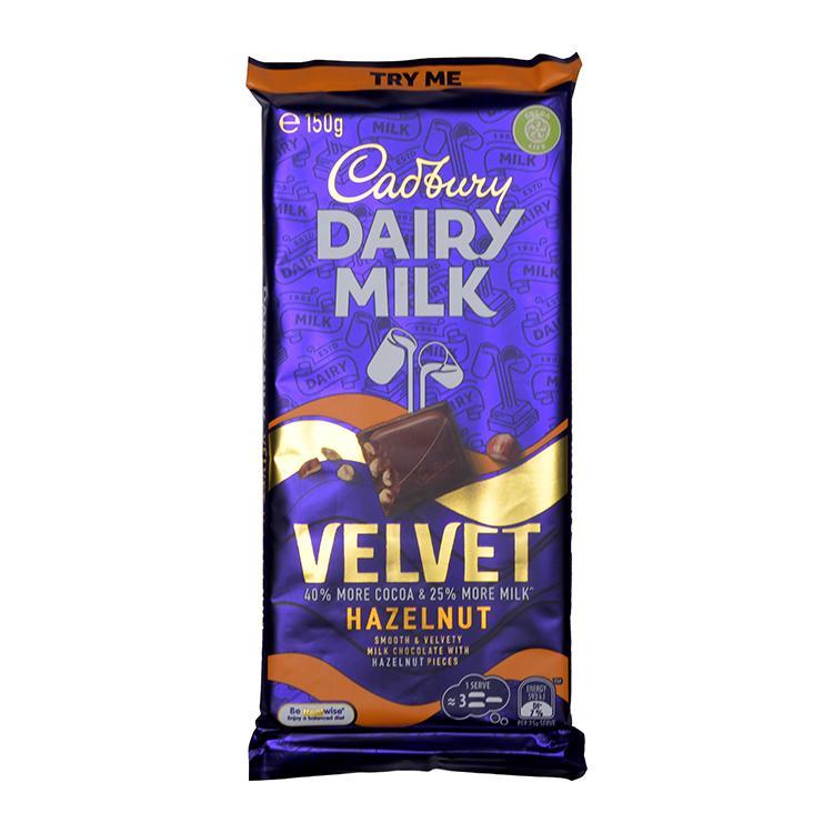 Cadbury Velvet Hazelnut Schokolade - Import [MHD: 06.11.2025]