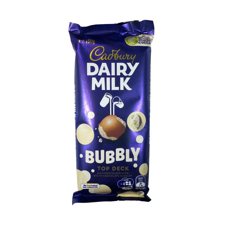 Cadbury Bubbly Top Deck Schokolade - Import