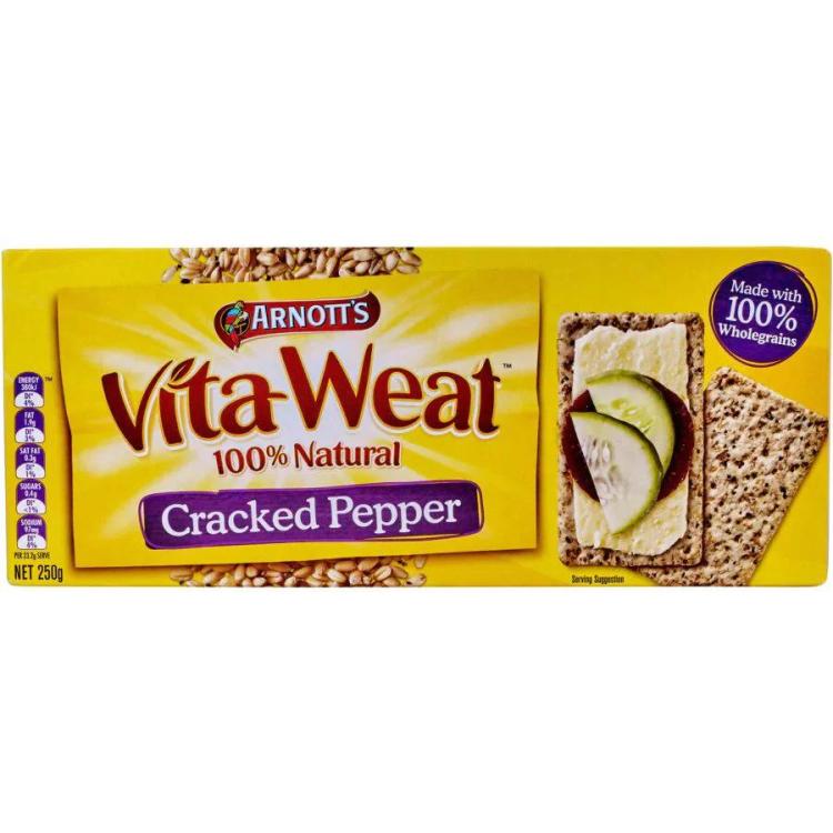 Arnott's Vita-Weat Cracked Pepper Crispbread