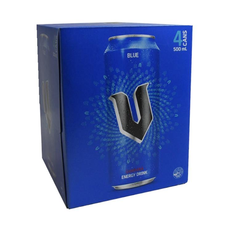 V Blue Guarana Energy Drink - Australian Import