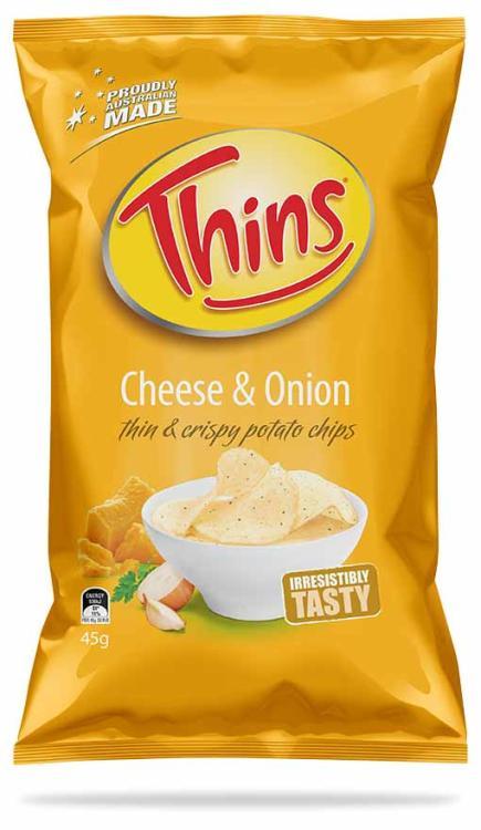 Thins Cheese & Onion Chips