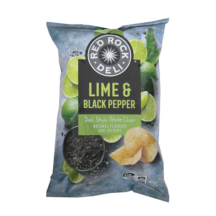 Red Rock Lime & Black Pepper Chips