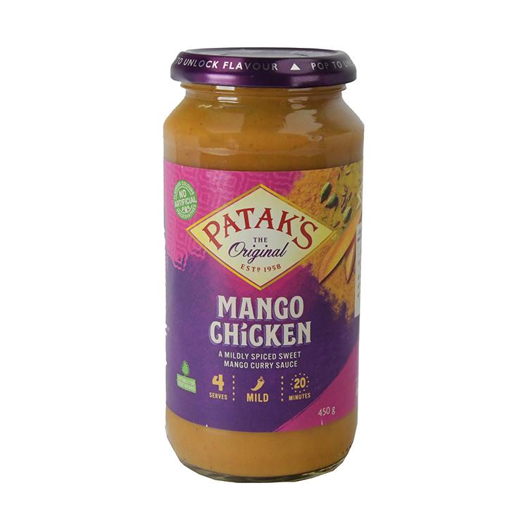 Patak's Mango Chicken Curry Simmer Sauce