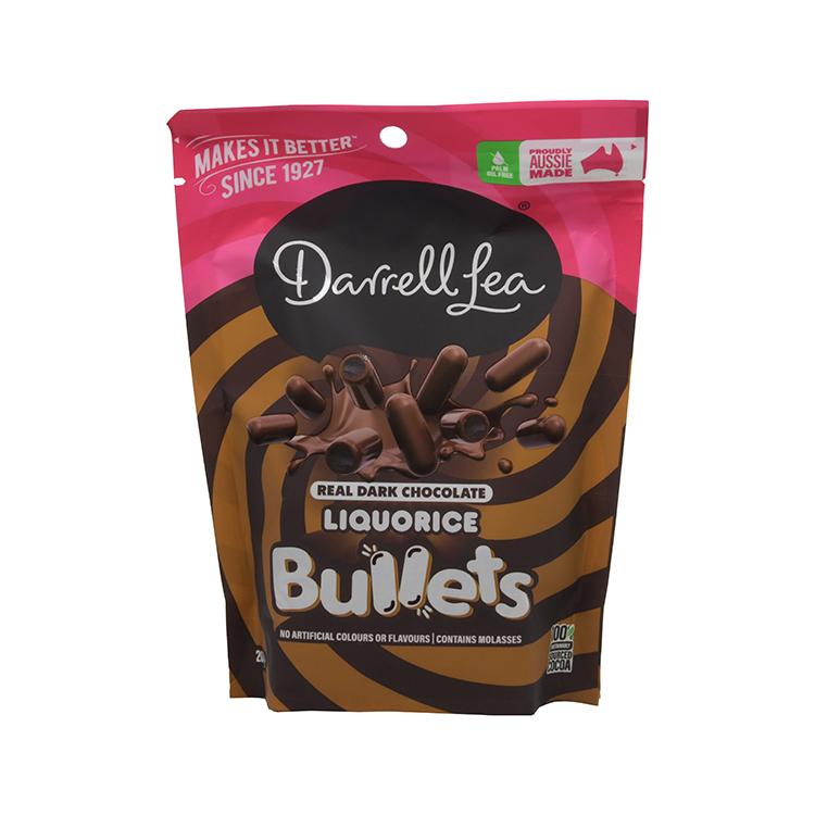 Darrell Lea Milk Chocolate Liquorice Bullets