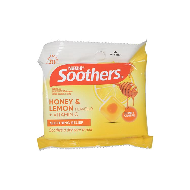 Nestle Soothers Honey & Lemon Halspastillen