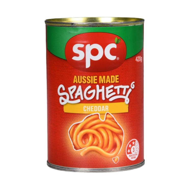Spc Aussie Made Spaghetti Cheesy Cheddar Sauce
