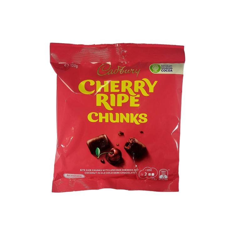 Cadbury Cherry Ripe Chunks Sharepack Schokolade - Import