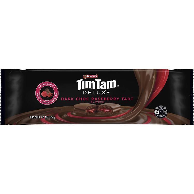 Tim Tam Dark Choc Raspberry Tart Biscuits Pack of 5