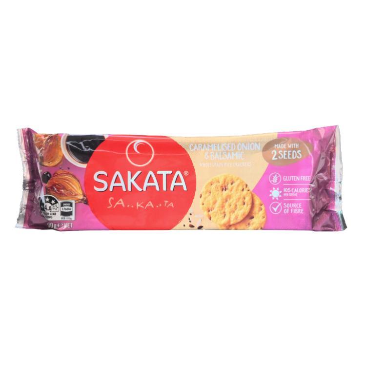Sakata Rice Crackers Onion & Balsamic [MHD: 09.04.2023]