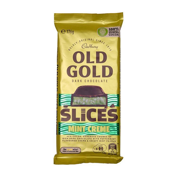Cadbury Old Gold Slices Mint Creme Dark - Import [MHD: 15.10.2025]