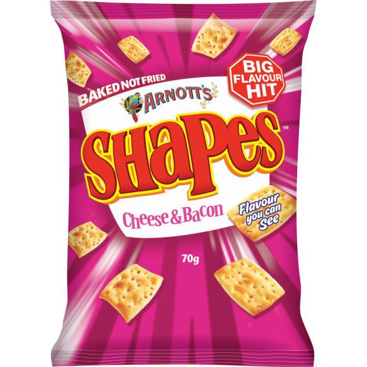 Arnott's Shapes Originals Cheese & Bacon Cracker Mini