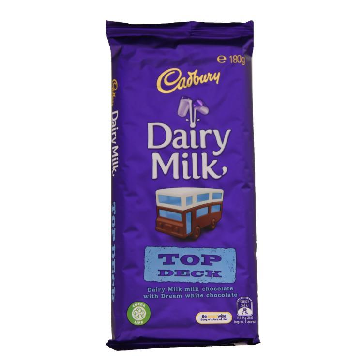 Cadbury Dairy Milk Top Deck Schokolade [MHD: 17.04.2024]