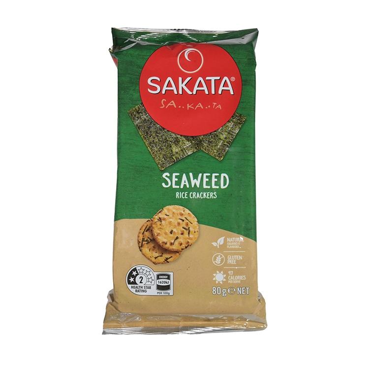 Sakata Rice Crackers Seaweed Seetang