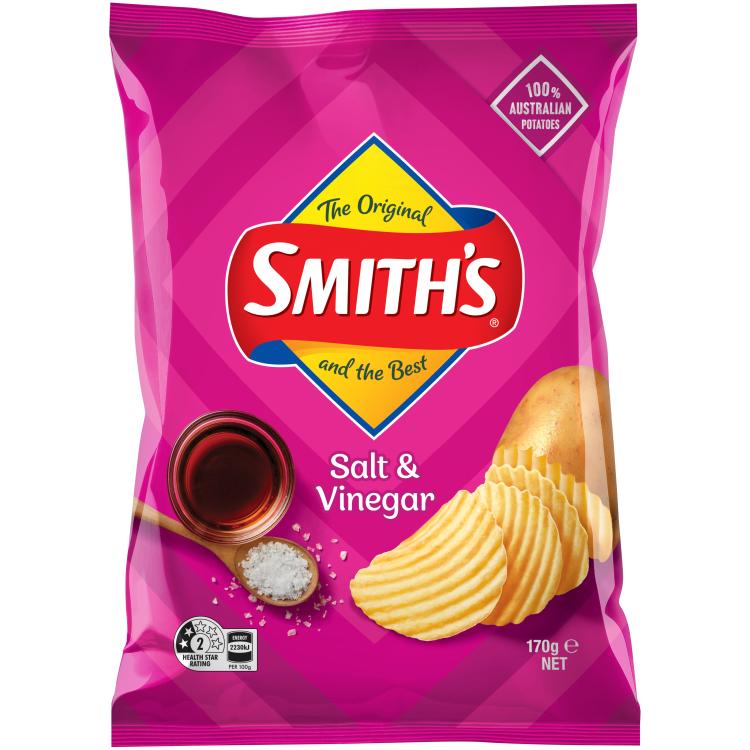 Smith's Crinkle Cut Salt & Vinegar Chips
