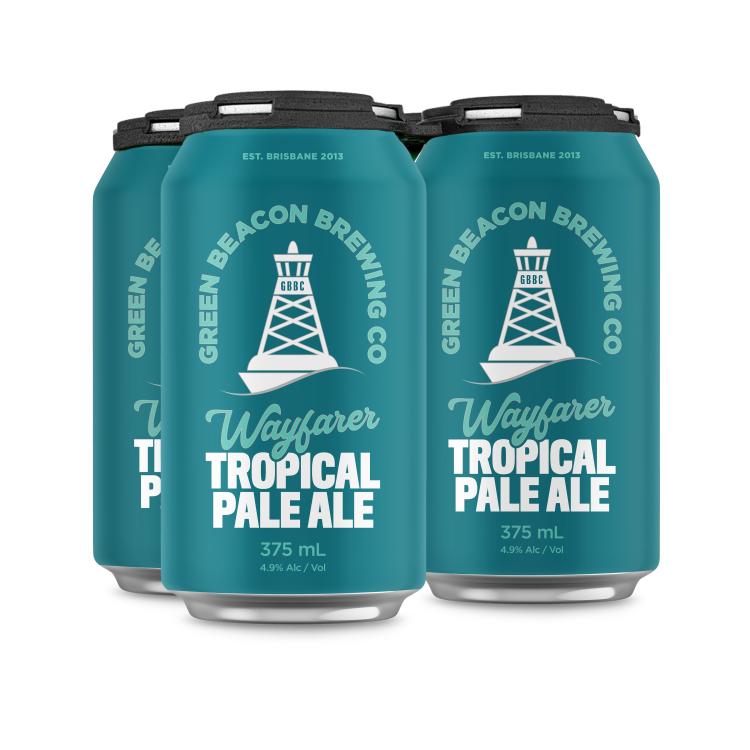 Green Beacon Brewing Co. Wayfarer Tropical Pale Ale Can 4.9 % vol.