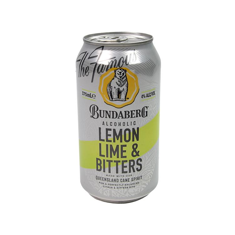 Bundaberg Alcoholic Lemon Lime & Bitters Can 4.0 % vol.