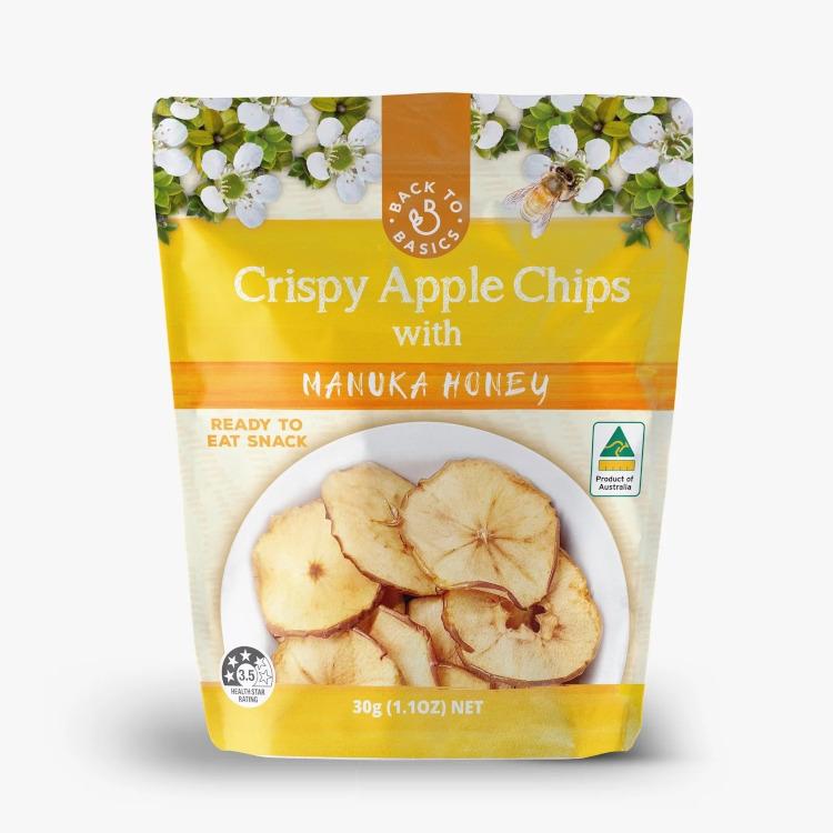 DJ&A Crispy Apple Chips with Manuka Honey