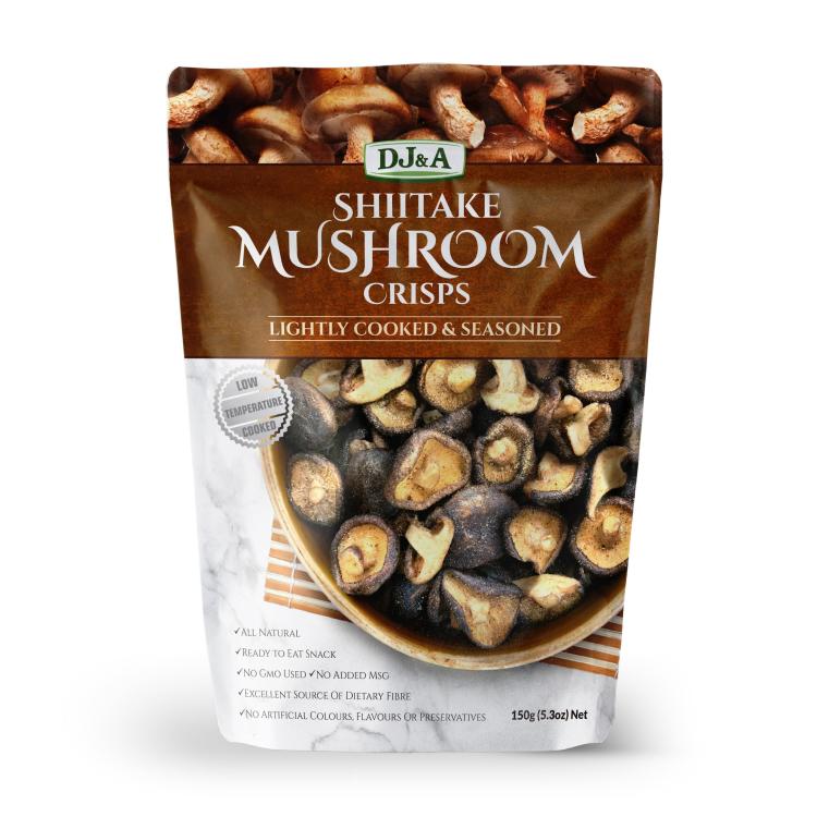 DJ&A Shiitake, Oyster & Nameko Mixed Mushroom Crisps