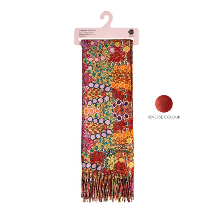 Koh Living Aboriginal Scarf 'Wild Flowers'