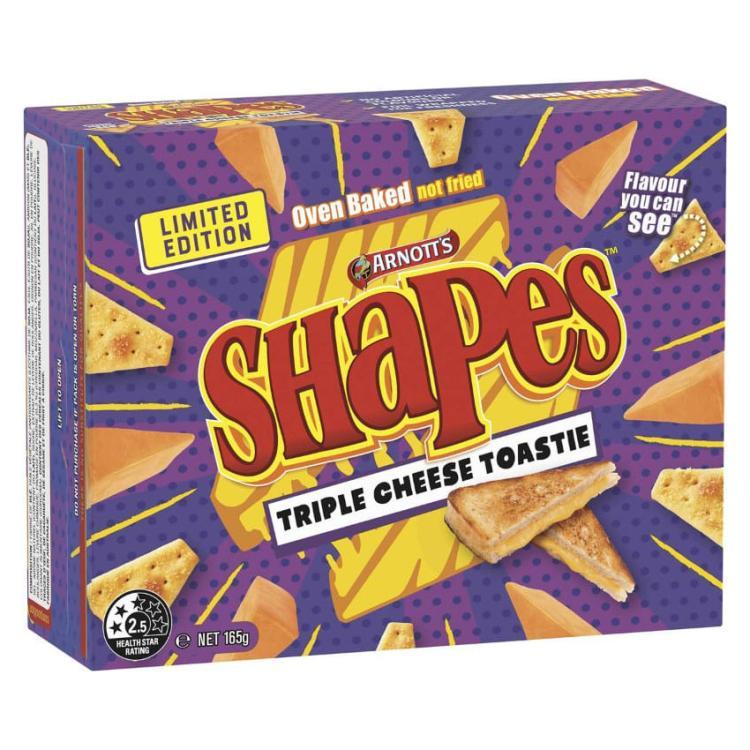 Arnott's Shapes Triple Cheese Toastie Cracker