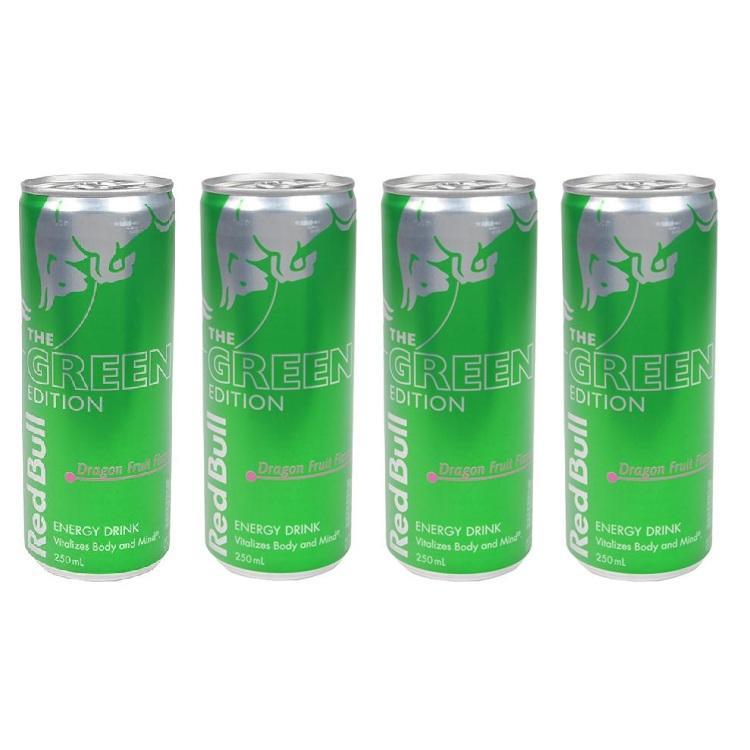 Red Bull Green Edition Dragon Fruit 4er Pack - Import
