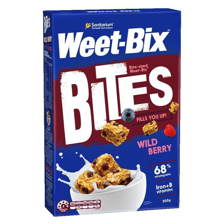 Weet-Bix Bites Wild Berry [MHD: 15.10.2025]