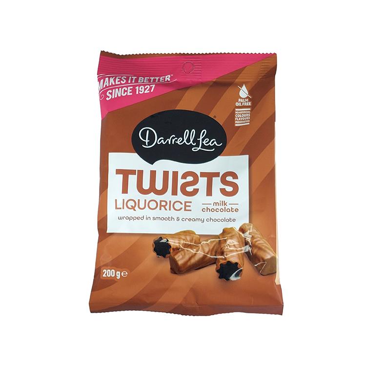 Darrell Lea Milk Chocolate Liquorice Twists