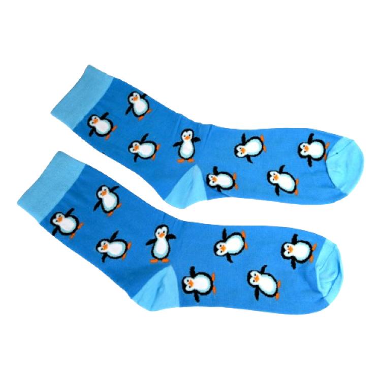 Socken mit Tiermuster 'Pinguin' Gr. 36-39, 1 Paar