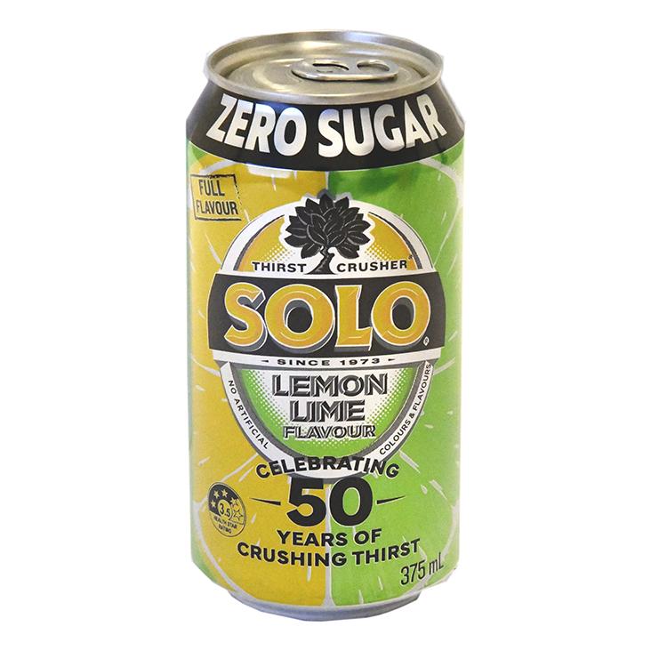 Solo Original Lemon Lime Zero Sugar - Australian Import
