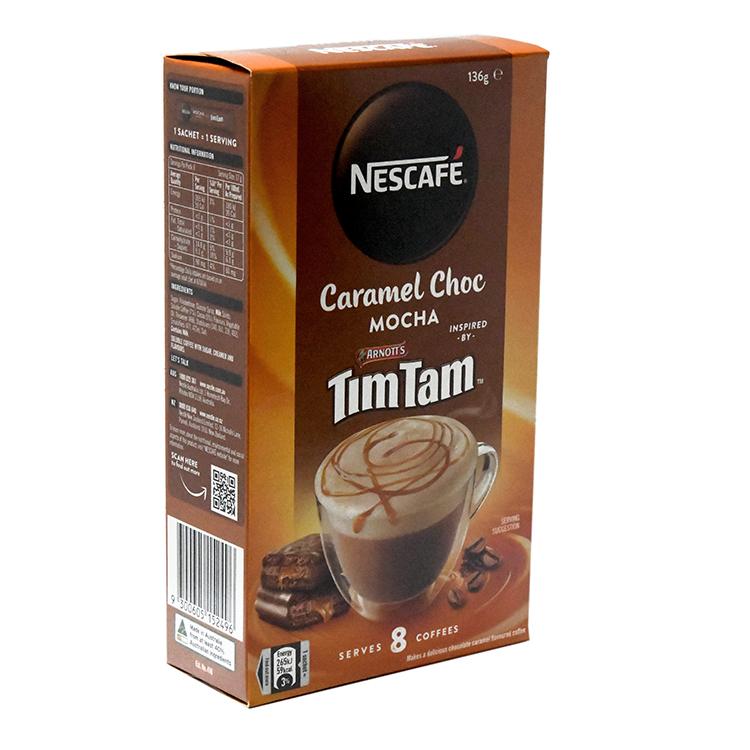 Nescafe Caramel Choc Mocha Tim Tam Coffee Sachets