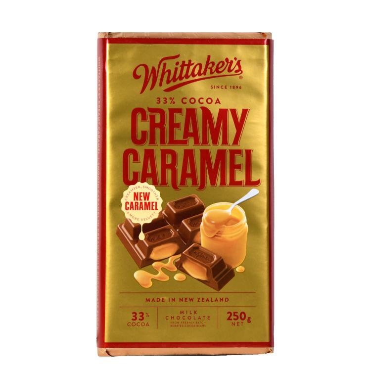 Whittaker's Creamy Caramel Fairtrade Milk Chocolate