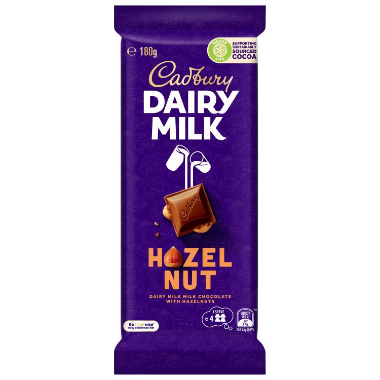 Cadbury Hazelnut Schokolade - Import