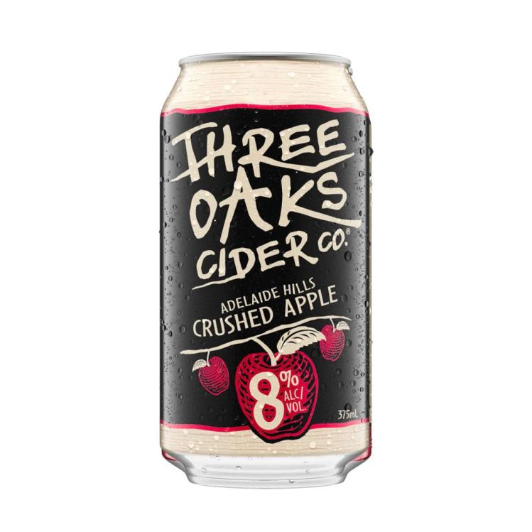 Three Oaks Cider Co. Crushed Apple Can 8.0 % vol.