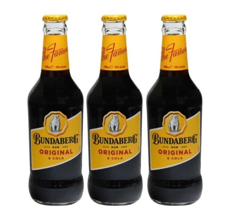 Bundaberg Original Rum & Cola Bottle 4.6 % vol. Triple Pack [MHD: 04.12.2025]