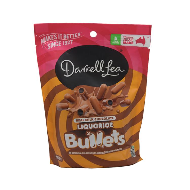 Darrell Lea Dark Chocolate Liquorice Bullets