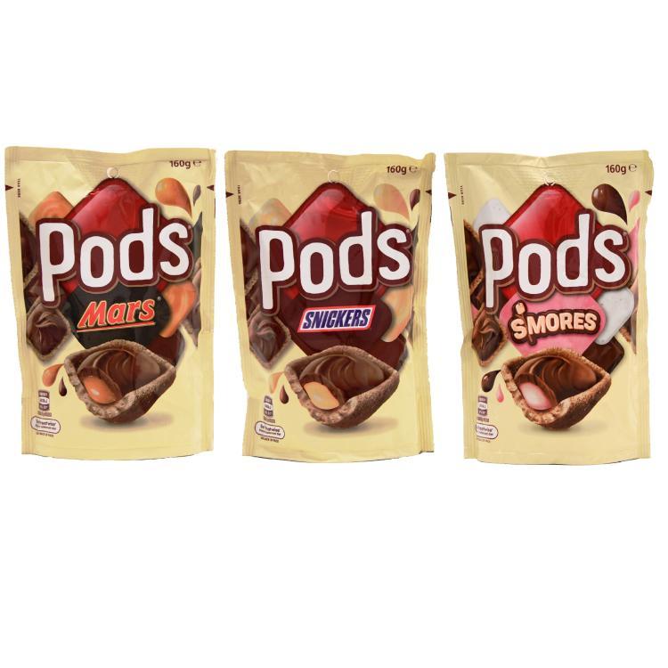 Mars Pods Mars, Snickers & Smores Variety Pack
