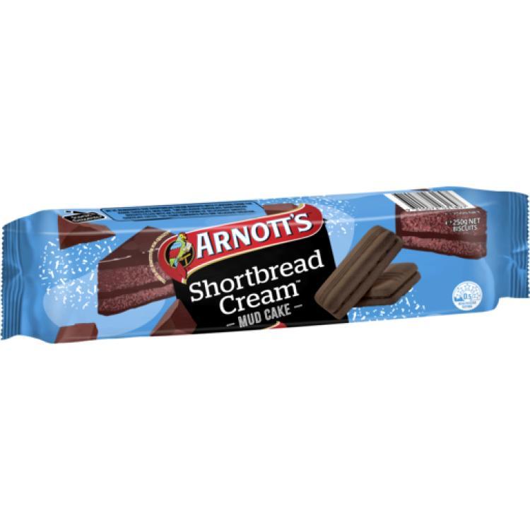 Arnott's Shortbread Cream Mud Cake Biscuits