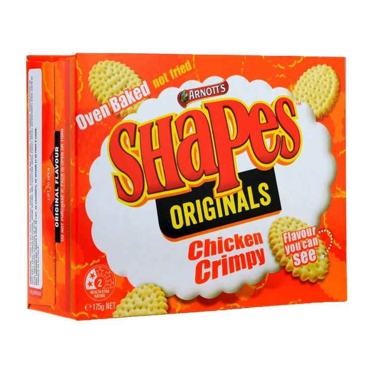 Arnott's Shapes Originals Chicken Crimpy Cracker
