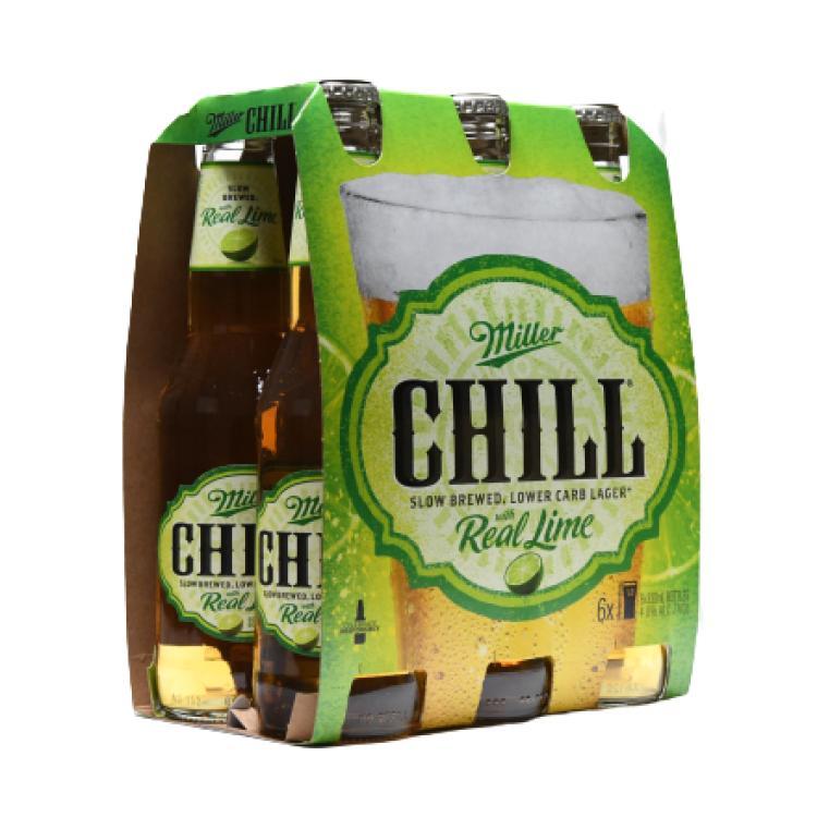 Miller Chill Lager with real Lime 4.0% vol.