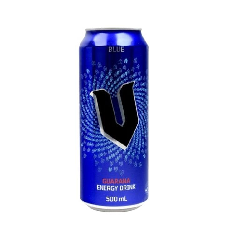 V Blue Guarana Energy Drink - Australian Import