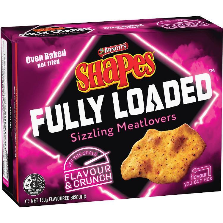 Arnott's Shapes Sizzling Meatlovers [MHD: 28.02.2024]
