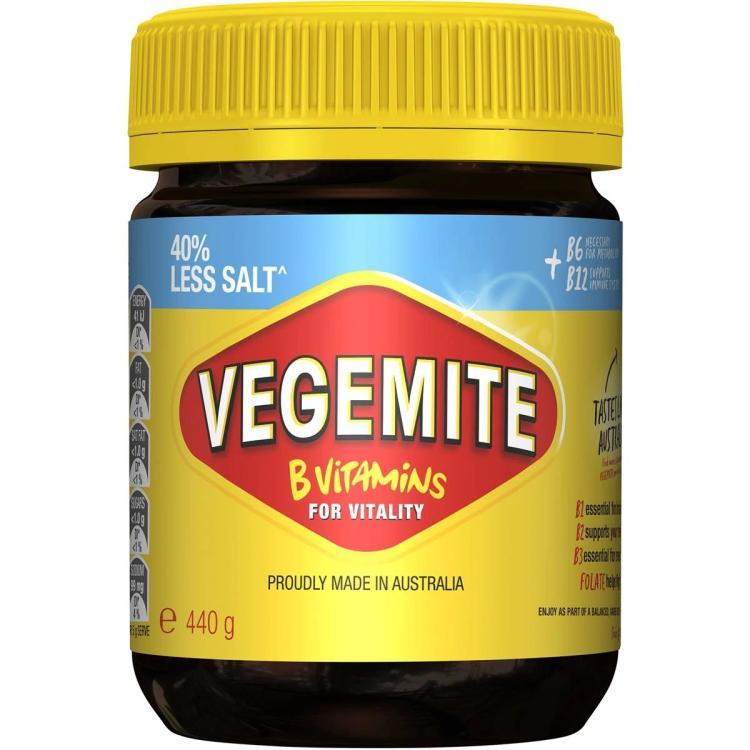 Vegemite Yeast Extract Spread Hefeextrakt 40 % weniger Salz