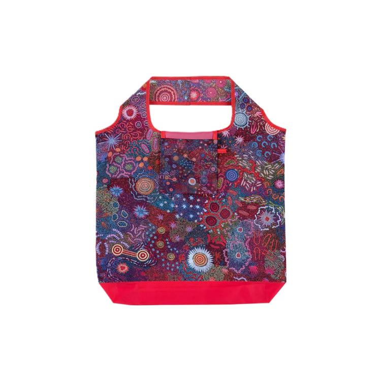 Koh Living Aboriginal Recycled Plastic Bottle Bag 'Women's Ceremony' 45 cm