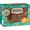 The Natural Cracker Co. Sour Cream & Chives Crispy Crackers