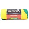 Beach Towel Australien 'Aussie!' Badetuch grün/gelb