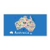 Beach Towel 'Map Australia' Badetuch